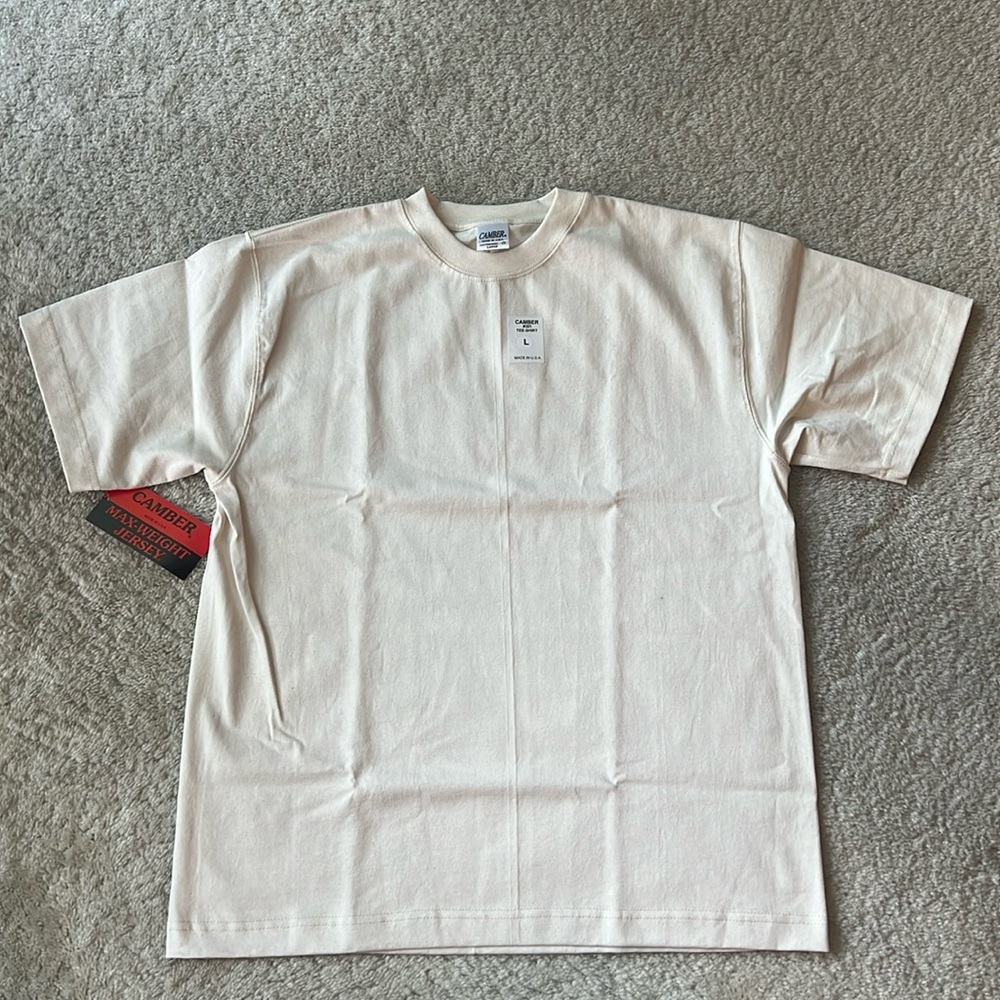 Men’s Camber USA 301 Max-Weight T-Shirt Natural L